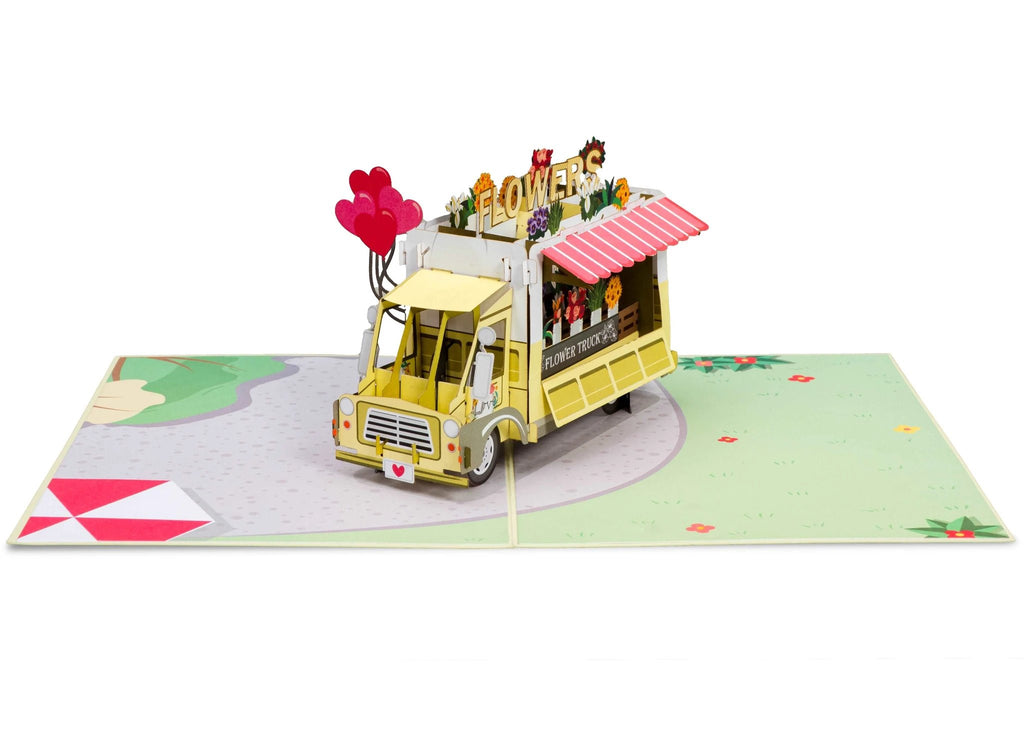 Flower Truck Pop Up Card by Paper Love