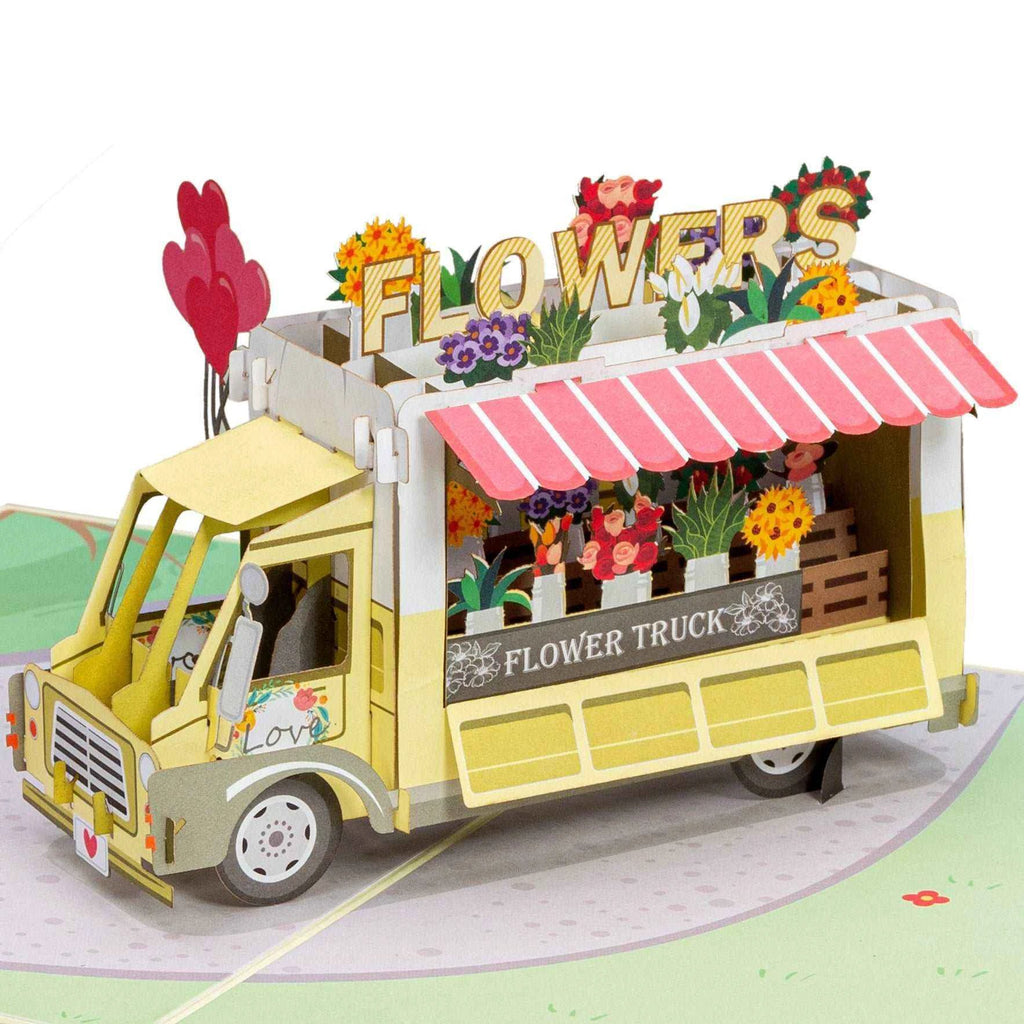Flower Truck Pop Up Card by Paper Love