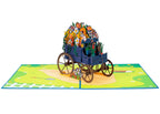Flower Wagon Pop Up Card by Paper Love