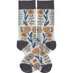 Folk Art Socks and Notebook Bundle