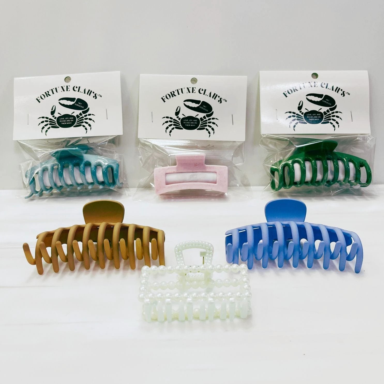 Fortune Claws™ Hair Claws | Unique Fortune Inside | Single or Gift Pack by The Bullish Store