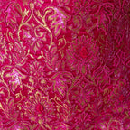 Evangeline Fuchsia Pink Short Dress with Hand Embroidery by Raas