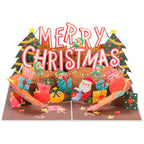 Jolly Merry Christmas Pop Up Card by Paper Love