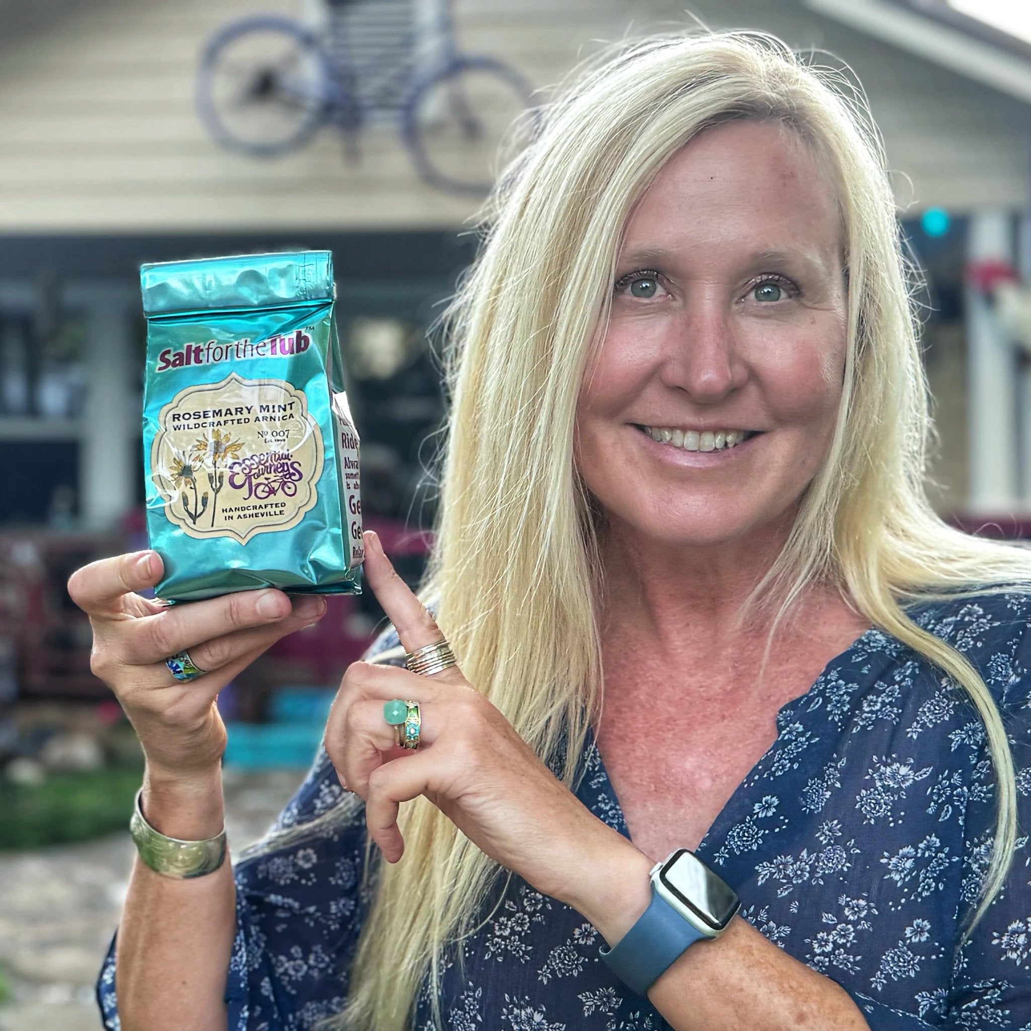 ROSEMARY MINT & ARNICA BATH SALTS 16 oz. OR 32 oz. by Essential Journeys