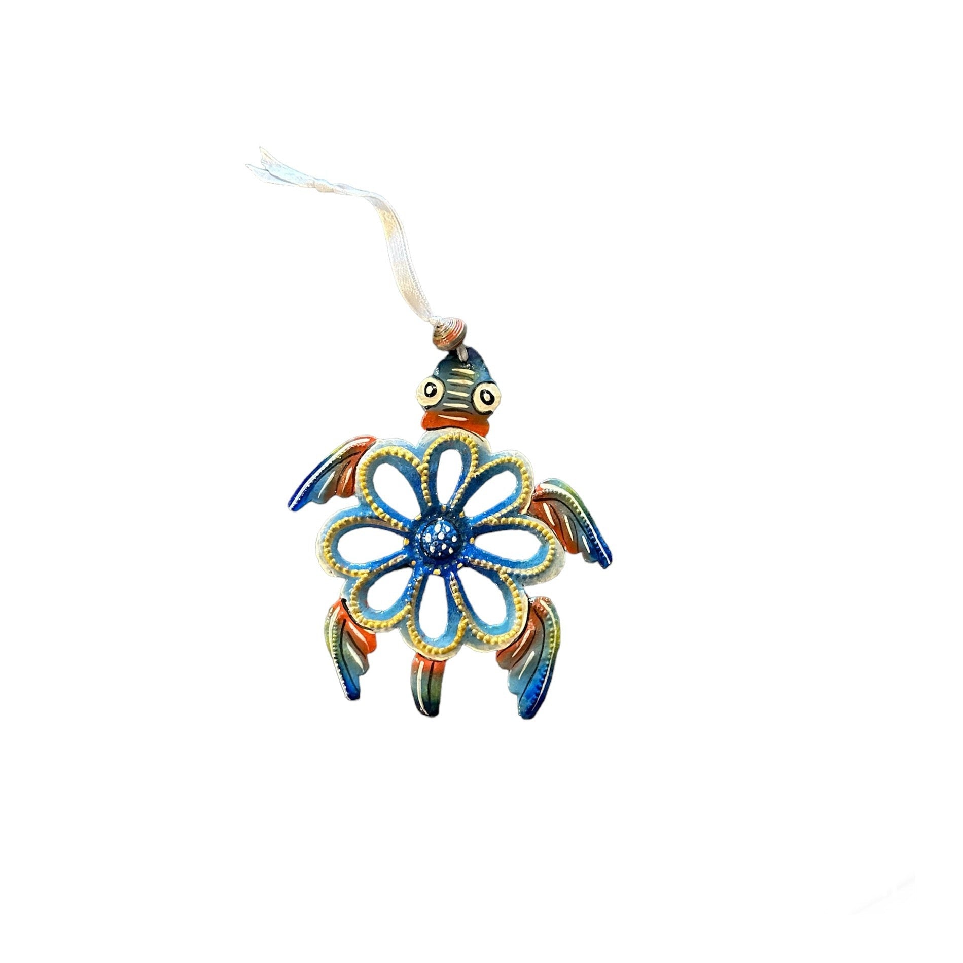 Flower Turtle Ornament