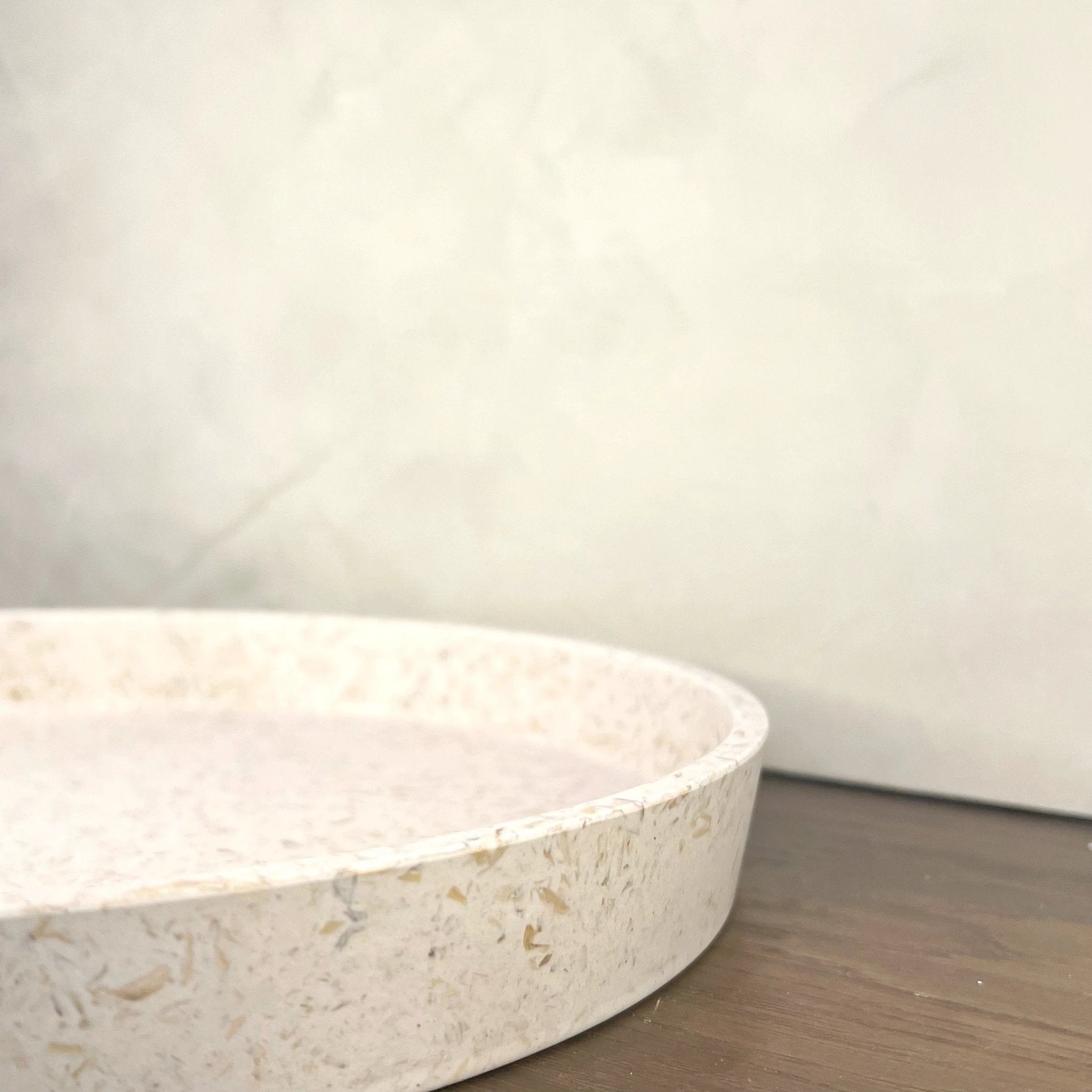 Upcycled Round Tray: Rice Husk by Source by Studio Skara