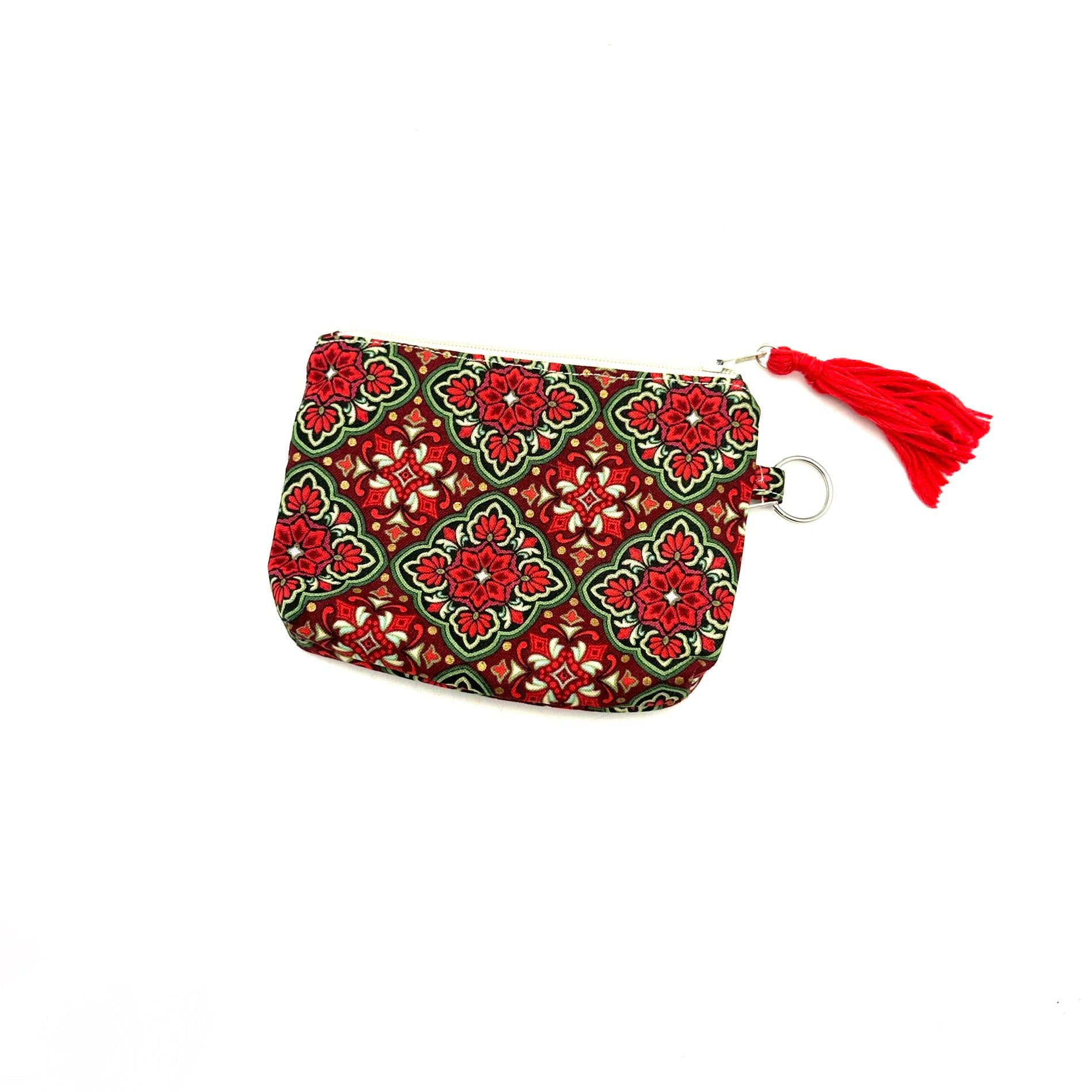 Festival Coin Purse- Holiday Red