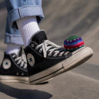 Knit Multicolor Foot Bag Stress Ball Hacky Bag Crochet Sack - Guatemala | Mexico