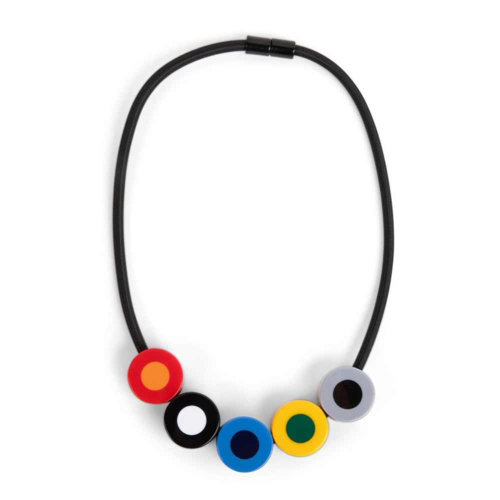French Dot Pattern Necklace