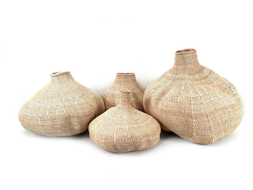Garlic Tonga Sculptural Basket - XL