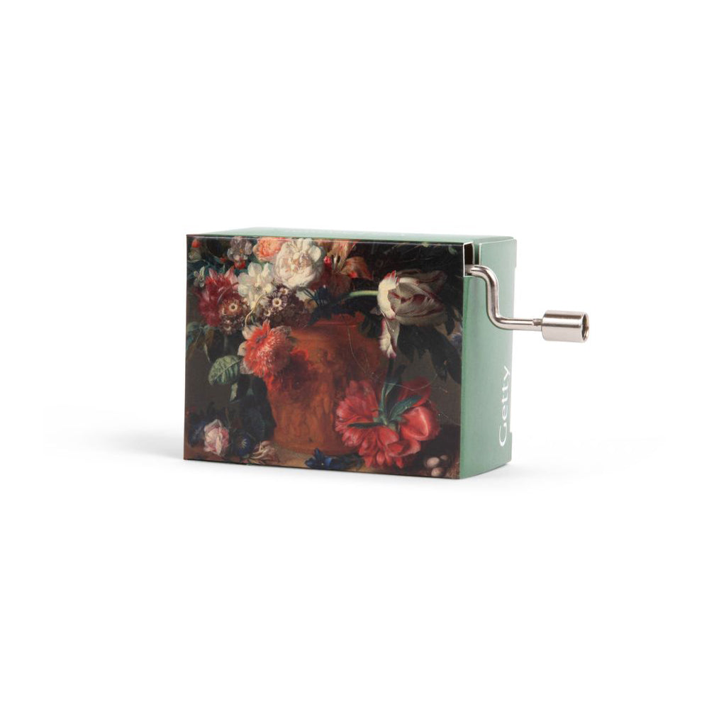 Van Huysum Vase of Flowers Music Box