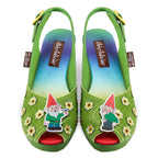Chocolaticas® Naughty Gnome Women's Sandal by Hot Chocolate Design