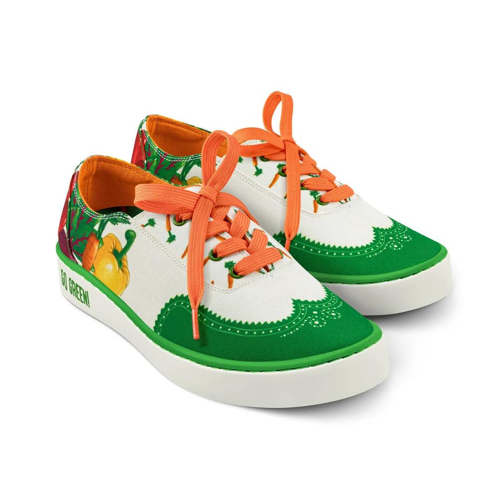 Go Green Casual Sneaker by Hot Chocolate Design