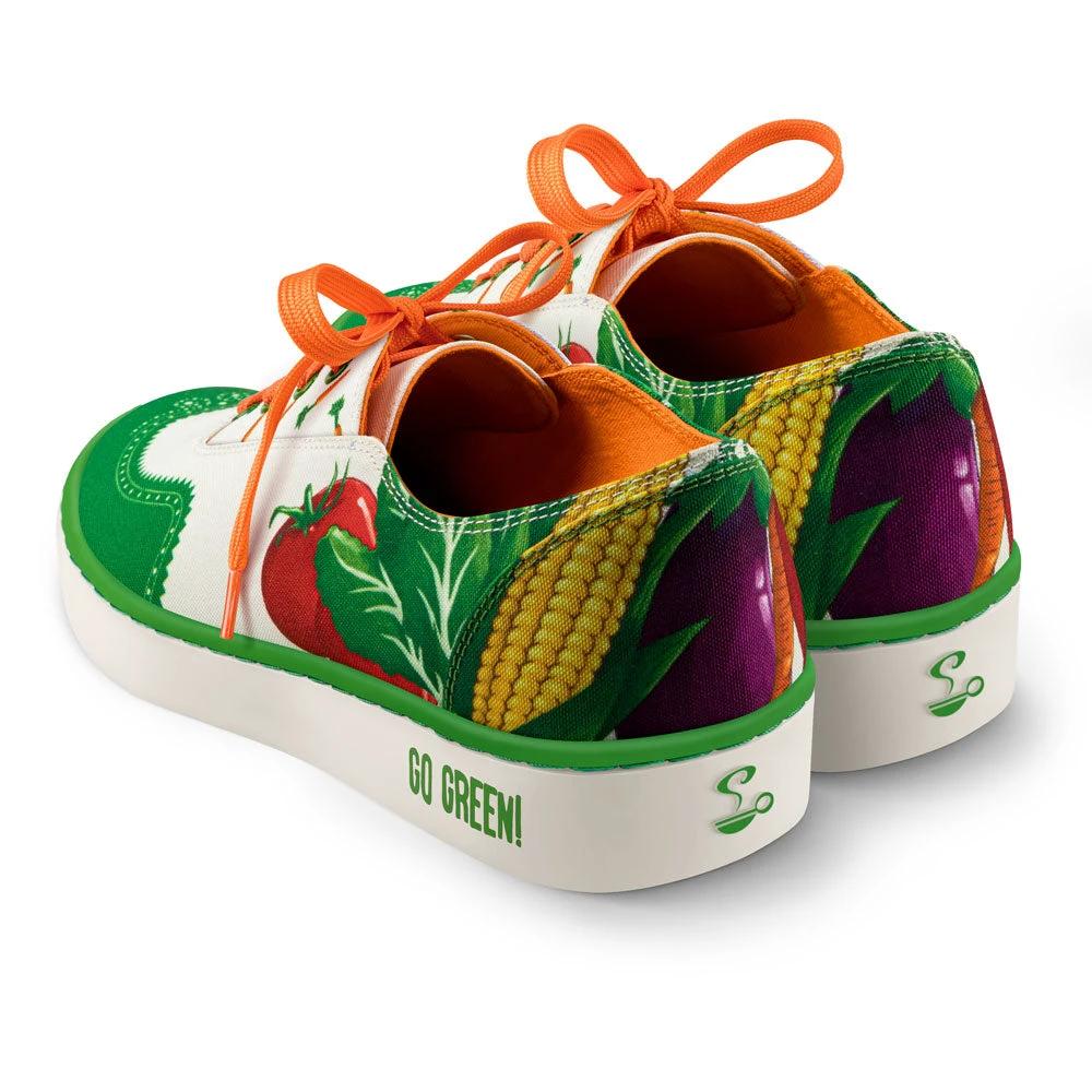 Go Green Casual Sneaker by Hot Chocolate Design