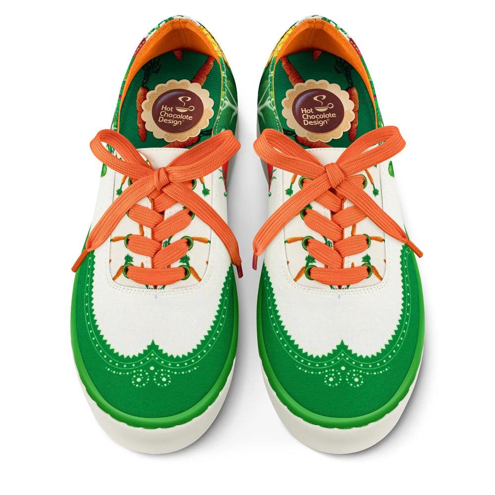 Go Green Casual Sneaker by Hot Chocolate Design
