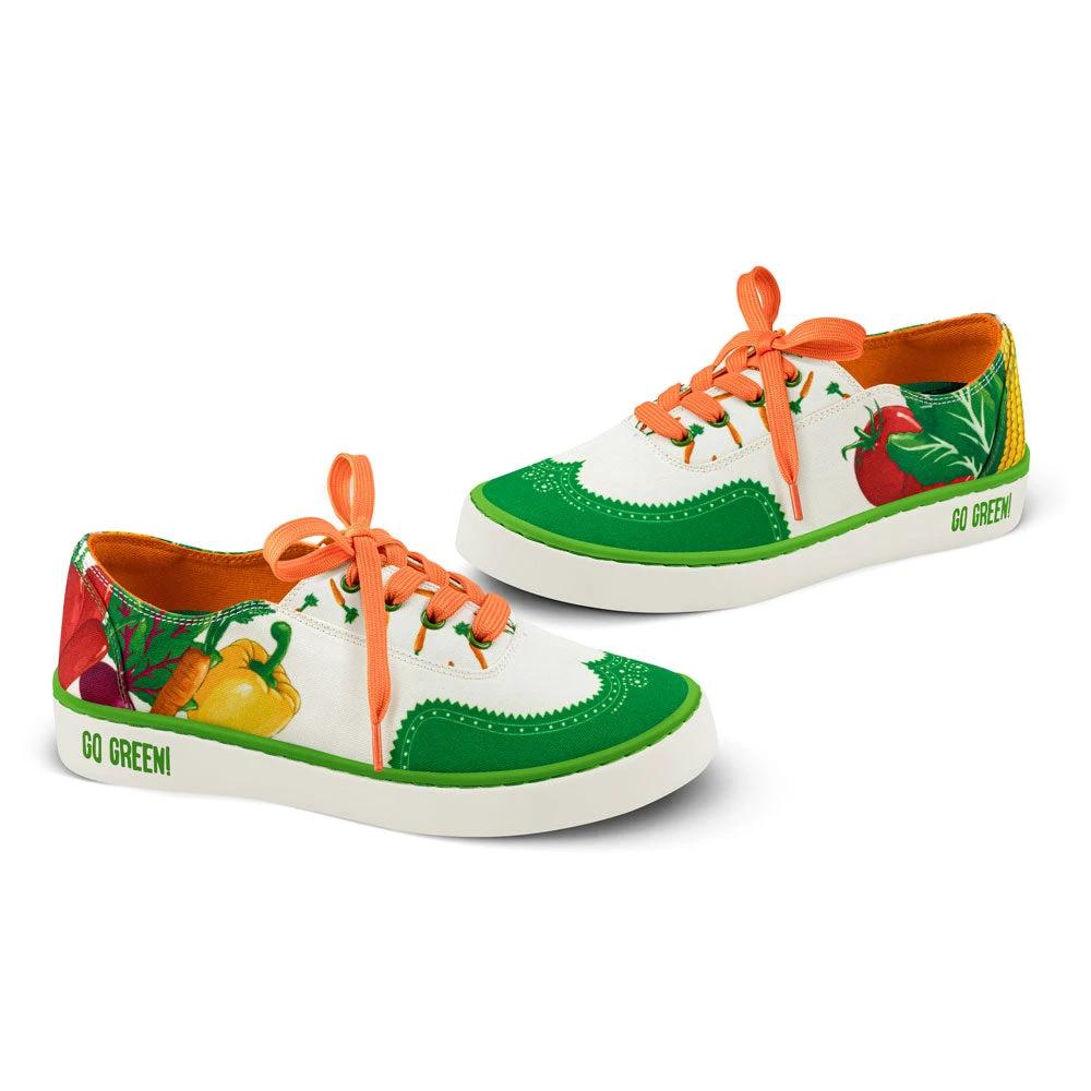 Go Green Casual Sneaker by Hot Chocolate Design