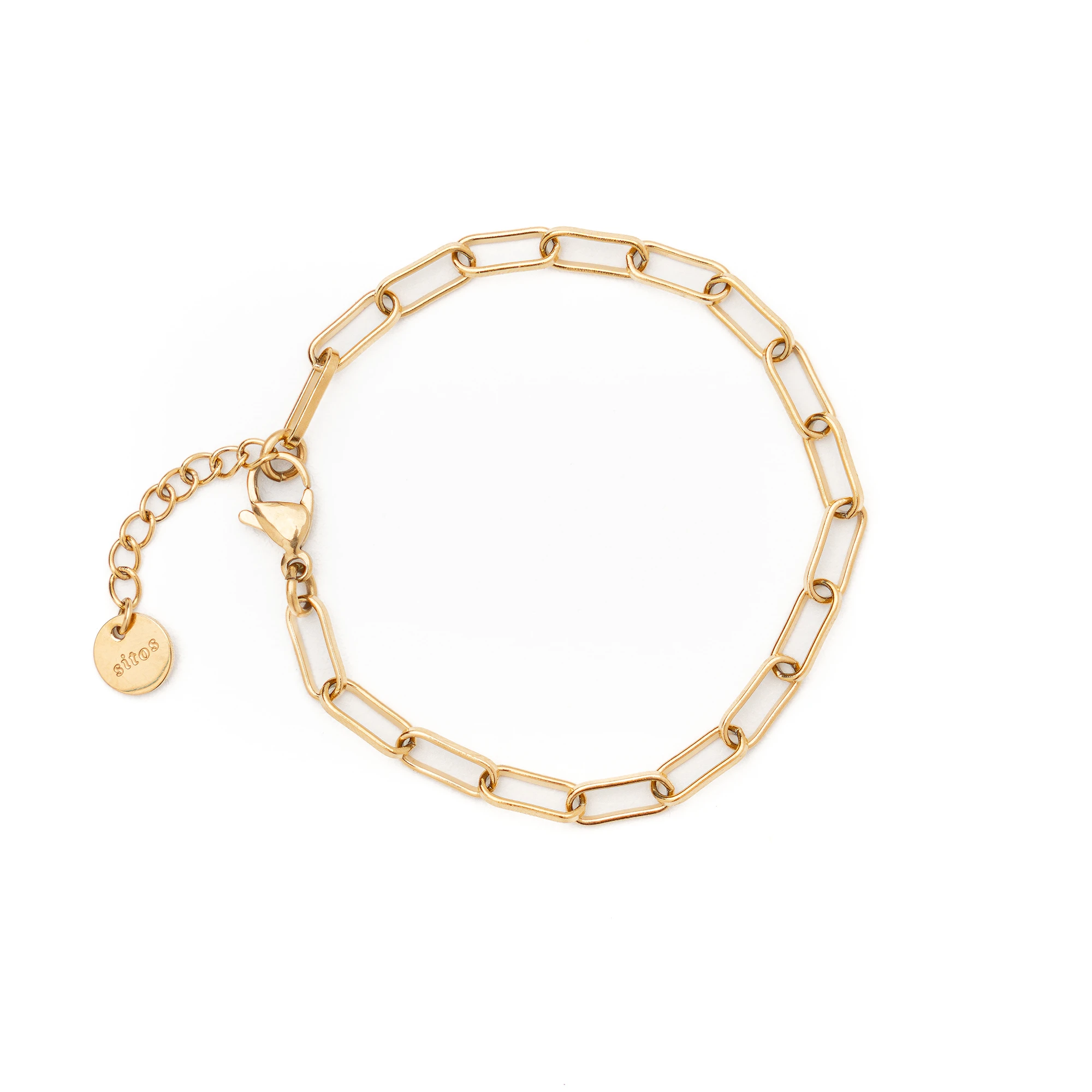 Paperclip Chain Bracelet - Colombian Charms Collection by SITOS