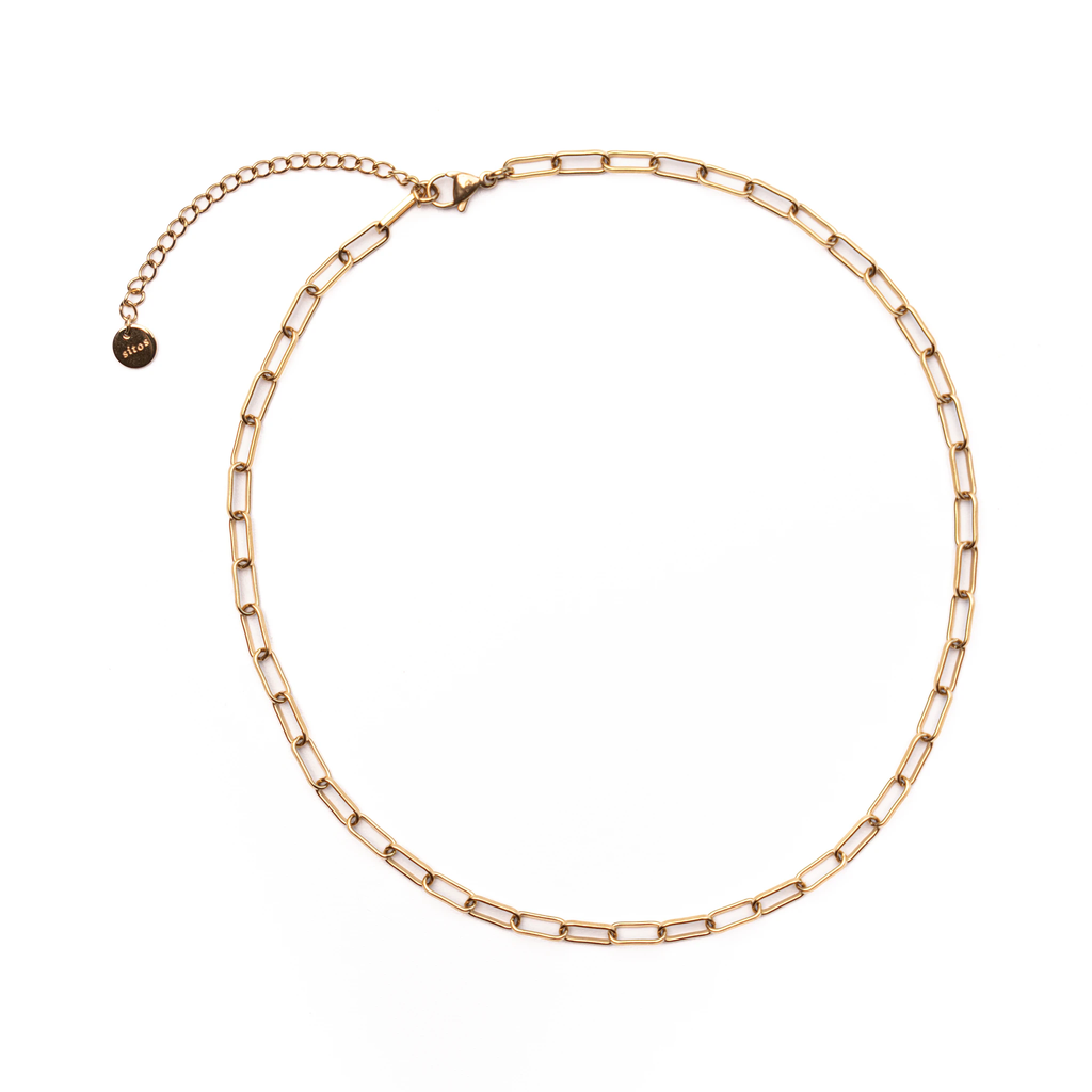 Paperclip Chain Necklace - Colombian Charms Collection by SITOS