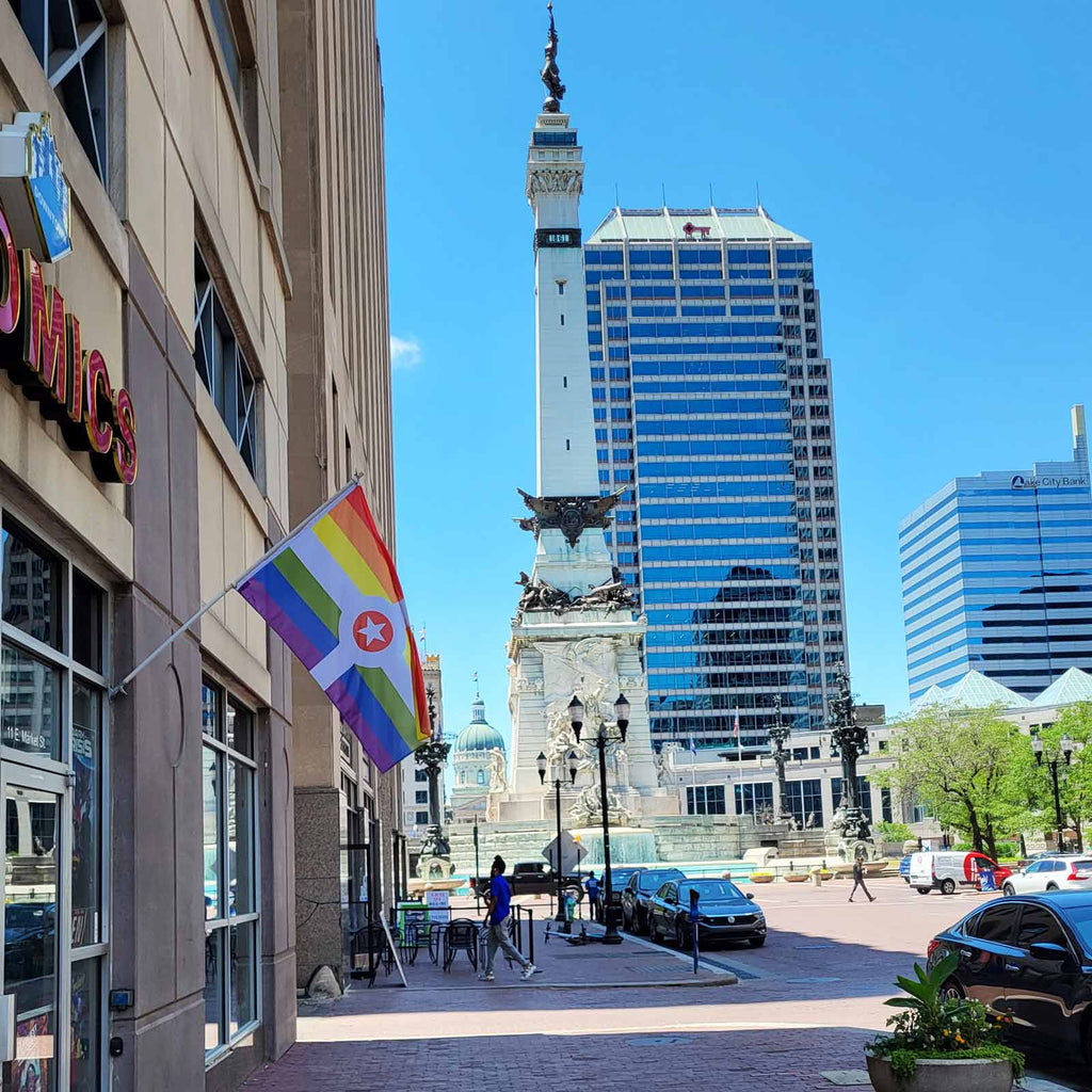 Indianapolis LGBTQ+ Pride Flag