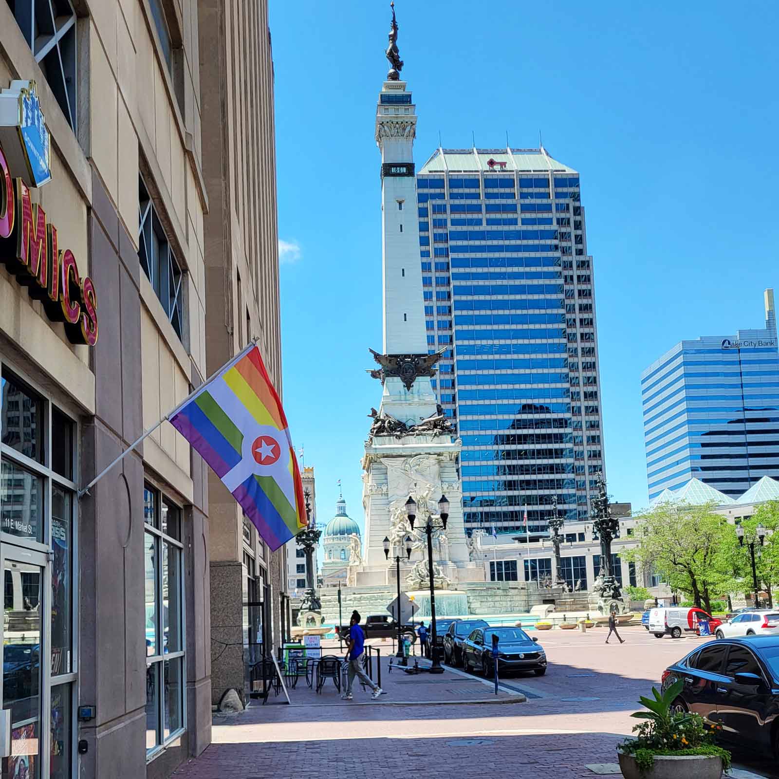 Indianapolis LGBTQ+ Pride Flag