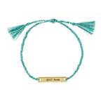 Girl Boss String Gold Bar Bracelet | In a Giftable Glass Jar with Cork Lid by The Bullish Store