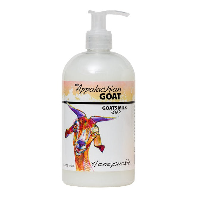 LIQUID SOAP - HONEYSUCKLE GOATS MILK 16 oz.