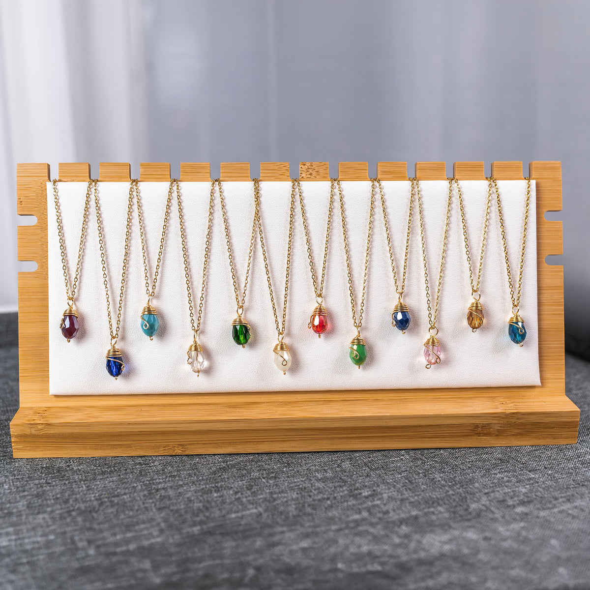 Gold Birthstone necklace