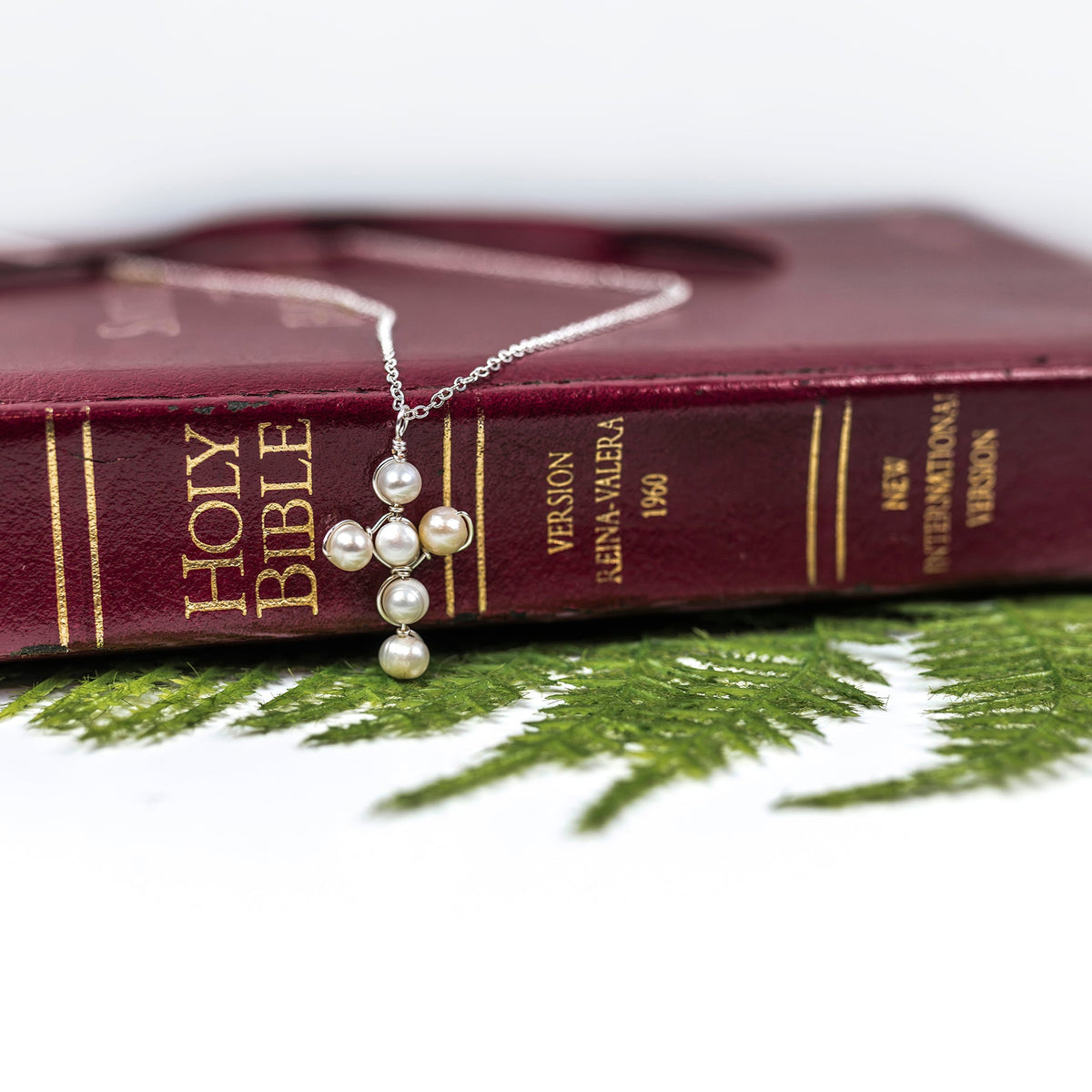 Good News silver necklace