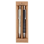 Good Things Are Coming Pen Set | Set of 2 Giftable Pens in Box | Refillable by The Bullish Store