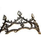Gothic Structures Mini Crown Tiara in Antiqued Gold by The Bullish Store