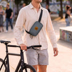 Vegan Leather Belt Bag for Men & Women, Crossbody Fanny Pack