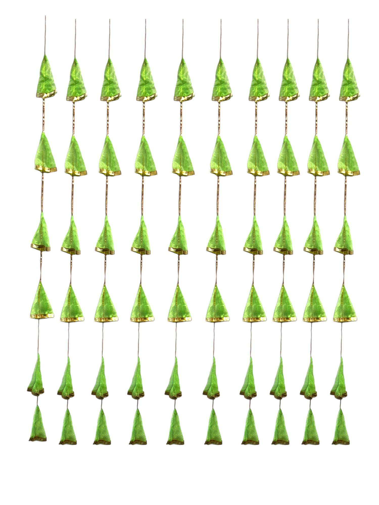 Net Fabric and Gota Lari, Set of 10