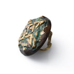 Green Symbol Wooden Ring