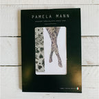 Grunge and Roses Printed Tights in Gray [Sizes Through US 14] by The Bullish Store