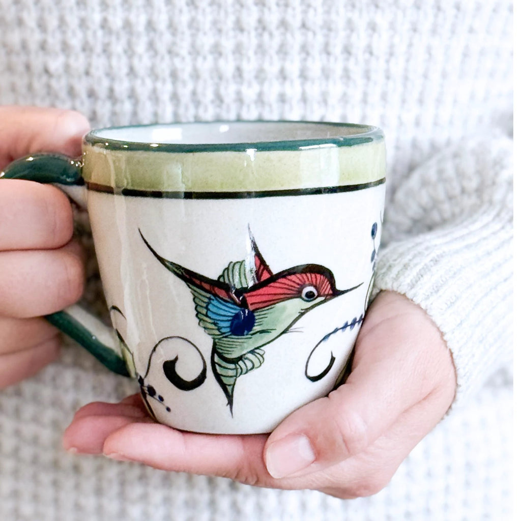 Stoneware Hummingbird Mug by Upavim Crafts