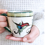 Stoneware Hummingbird Mug by Upavim Crafts