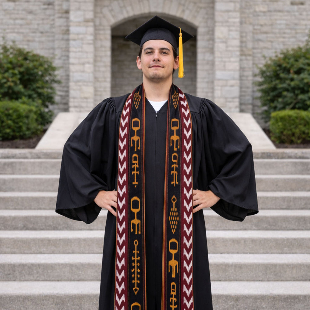 Guatemalan Woven Graduation Stole – Ember