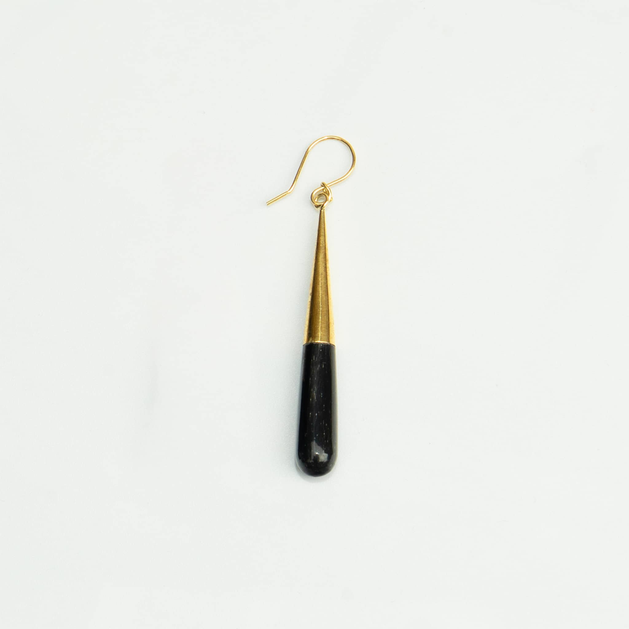 Guru Dangle Teardrop Horn Earrings