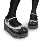 Chocolaticas® Havana Glitter Women's Mary Jane Platform by Hot Chocolate Design