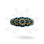 Andrea Seed Bead Boho Hair Barrette - Guatemala