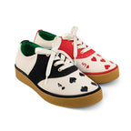 Hearts Casual Sneaker by Hot Chocolate Design