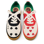 Hearts Casual Sneaker by Hot Chocolate Design