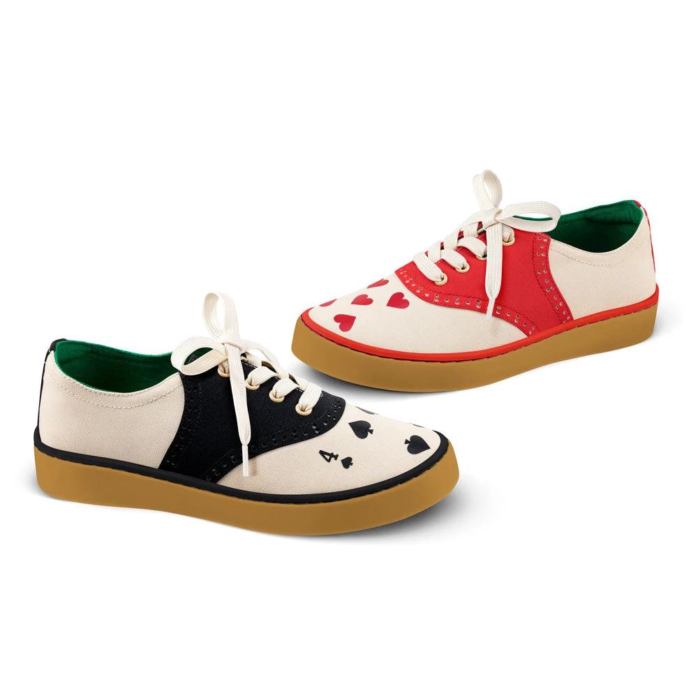 Hearts Casual Sneaker by Hot Chocolate Design