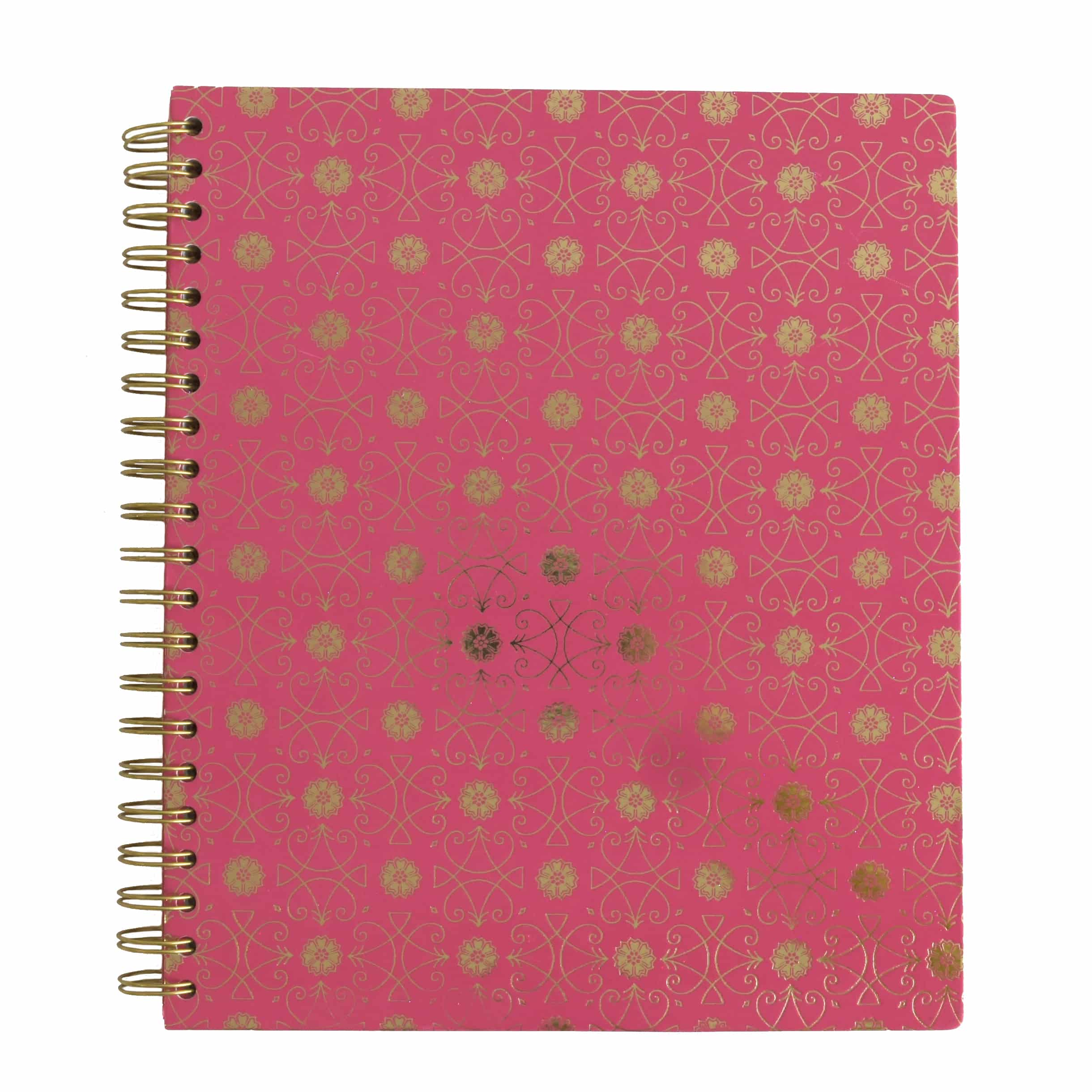 Pink Blank Spiral Notebook