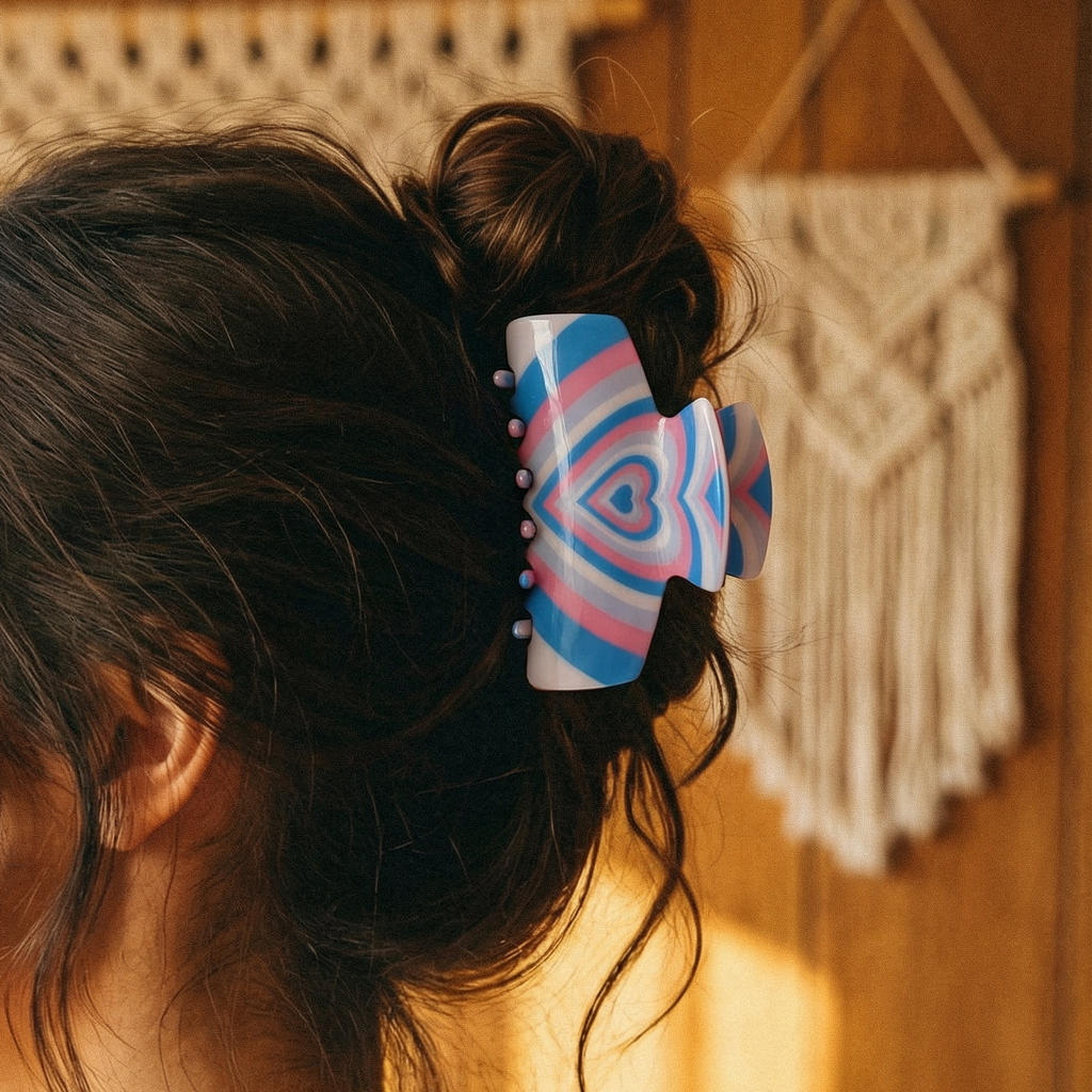 Velvet Claws Hair Clip | The Foxy in Blue Jeans Hair Claw