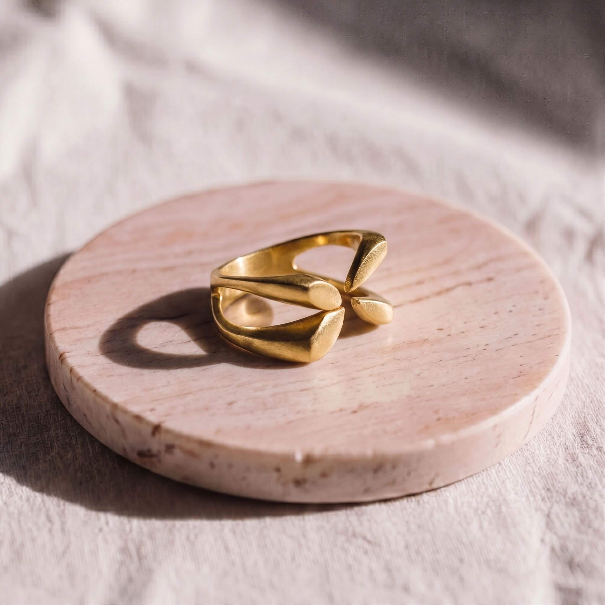 Meli Wide Open Adjustable Ring for Men and Women