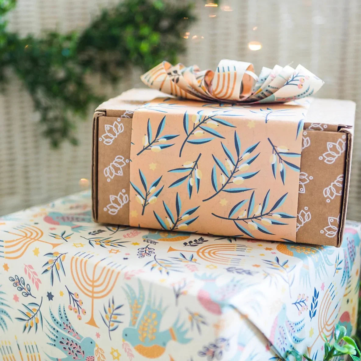 Double-Sided Eco Wrapping Paper – Holiday | Recyclable & Compostable Gift Wrap
