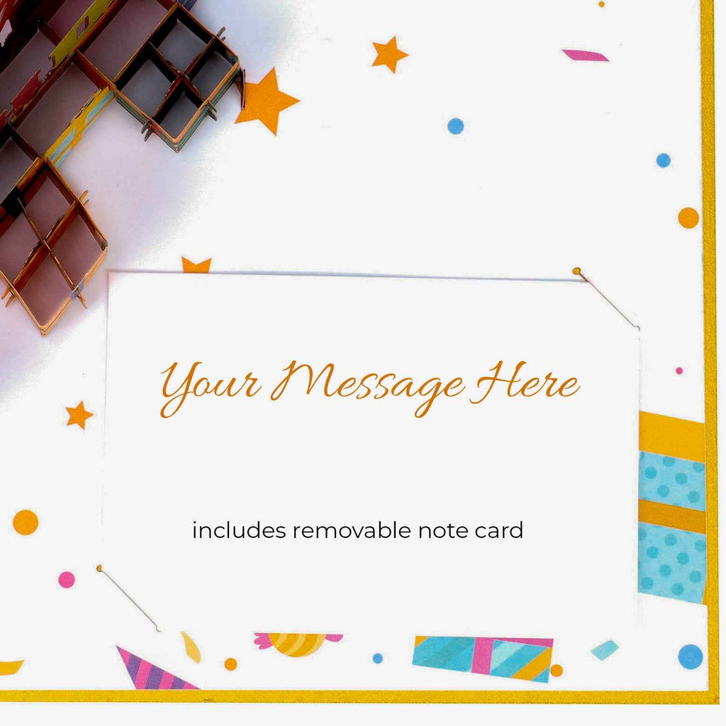 Happy Birthday Card - Pop Up Birthday Card