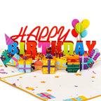 Happy Birthday Card - Pop Up Birthday Card by Paper Love