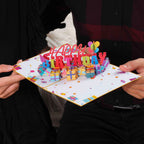 Happy Birthday Card - Pop Up Birthday Card by Paper Love